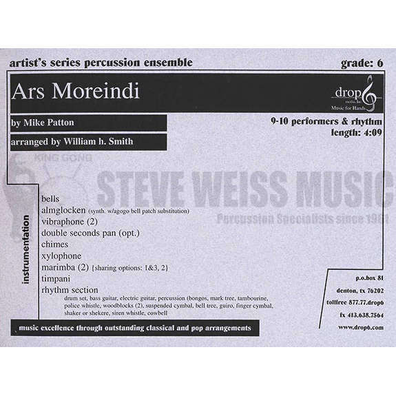Patton-Ars Moriendi arr. Smith (SP)-B/V/C/X/2M/4T/P