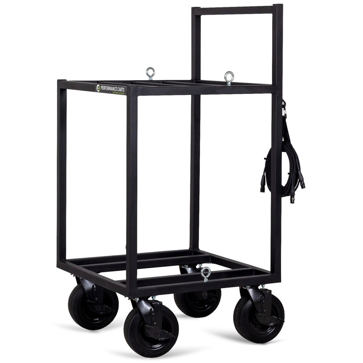 Performance Carts Stacked Speaker Cart PCS200v Angle