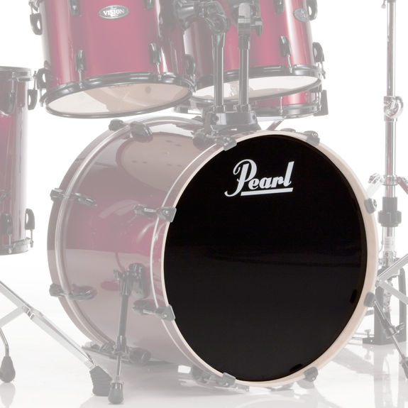 Pearl 24" Ebony Logo Front Bass Drumhead