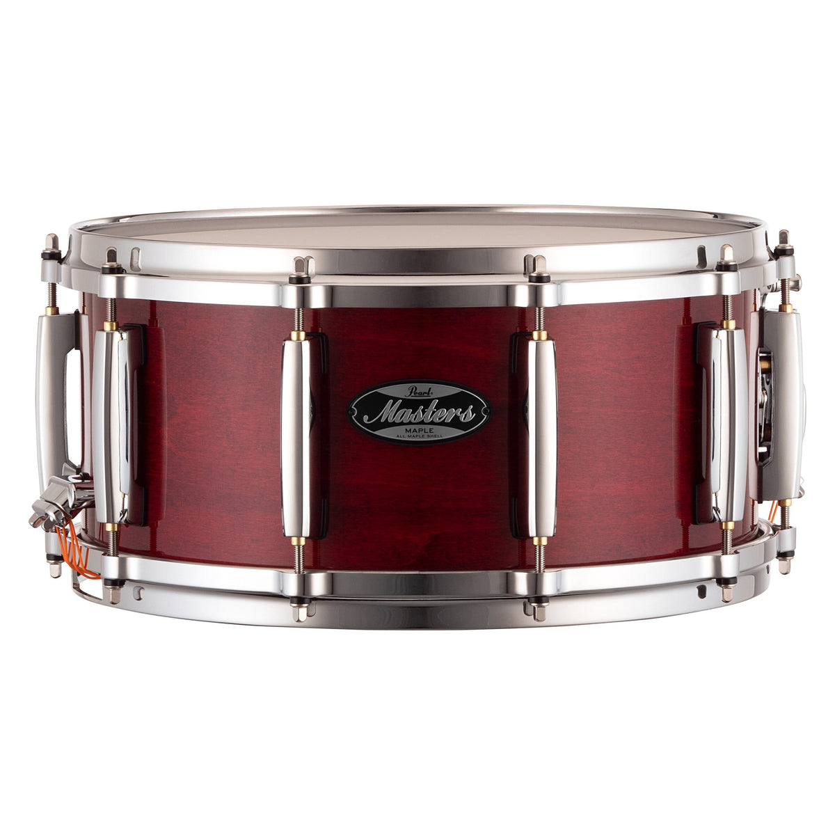 Pearl Masters Maple Snare Drum - 14" x 6.5" - Natural Cherry - Image 1
