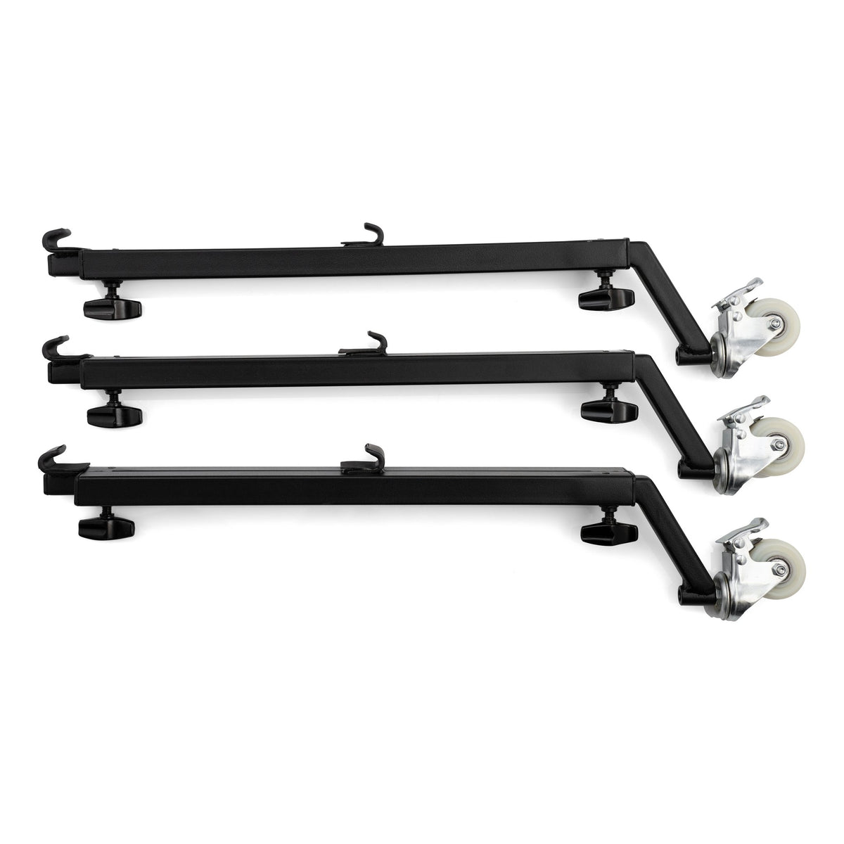 Pearl PMBDL3W Multi-Fit Bass Drum Legs with Casters (Set of 3) - Image 3