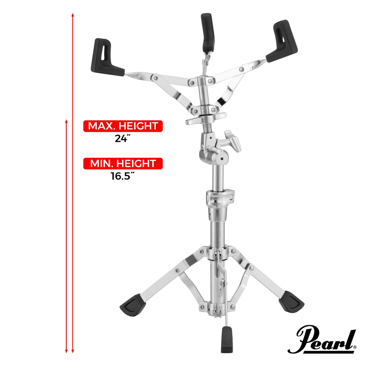 Pearl S930S Single Braced Snare Drum Stand - Image 4
