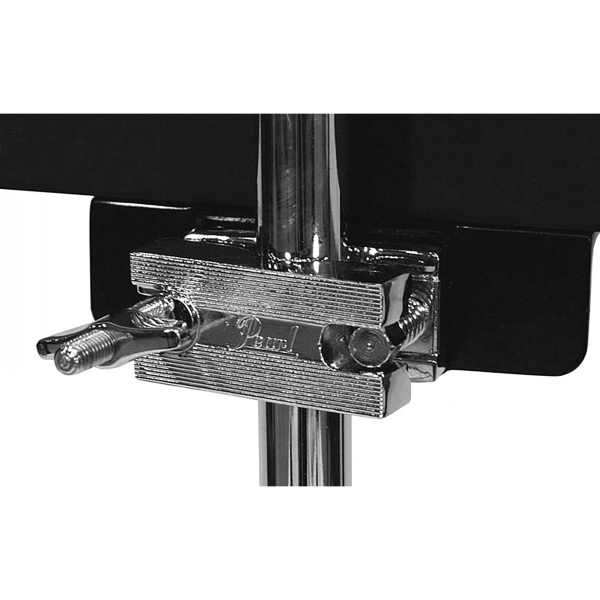 Pearl Trap Table 12x12 Cymbal Stand Mounted Clamp Close-Up