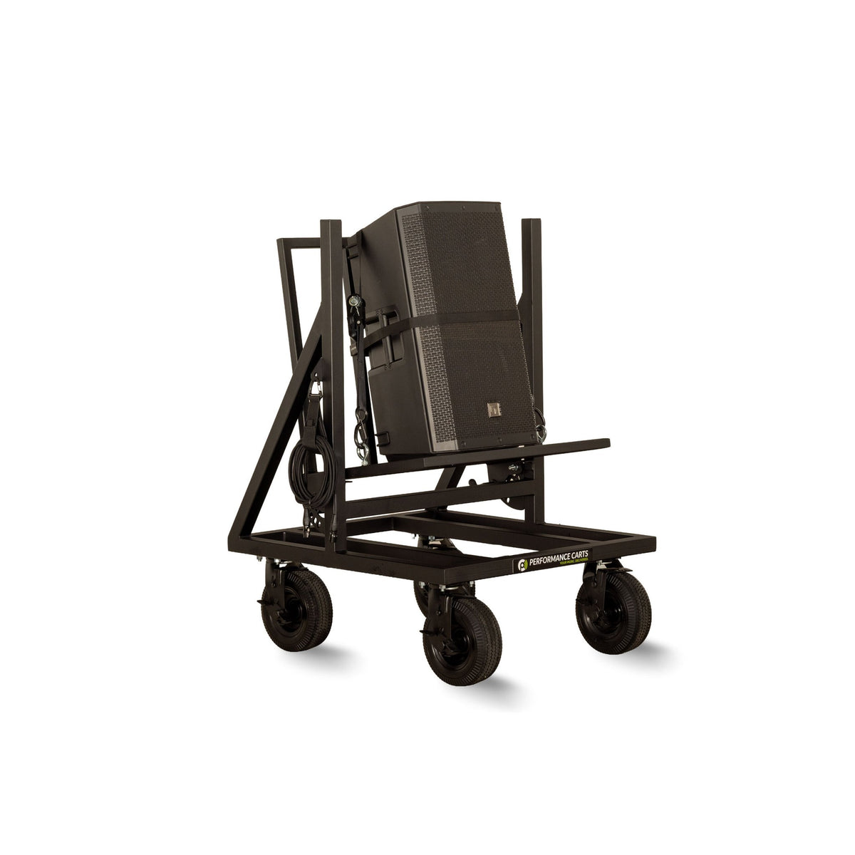 Performance Carts Single Speaker Cart PCS-100 with Speaker Tilt