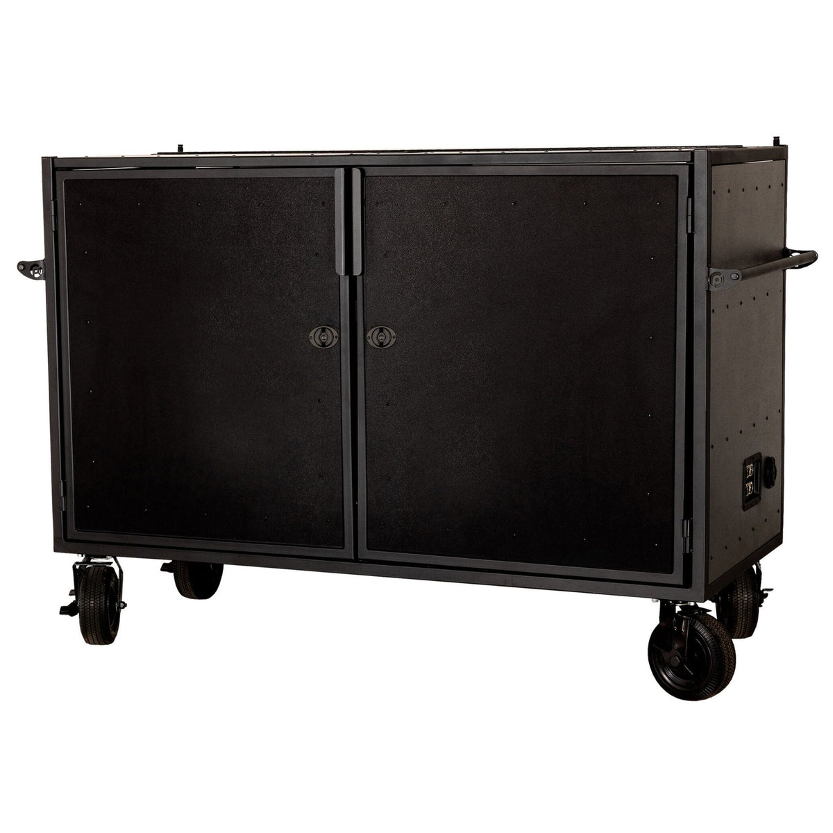Performance Carts Triple Mixer Cart PCM-300 Front with Doors Closed