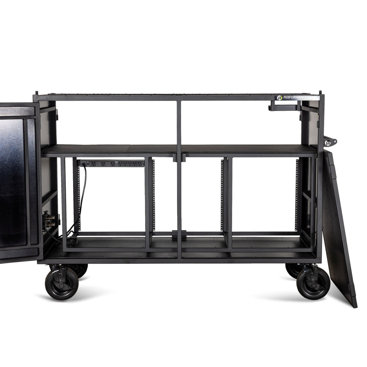 Performance Carts Triple Mixer Cart PCM-300 Sides Off