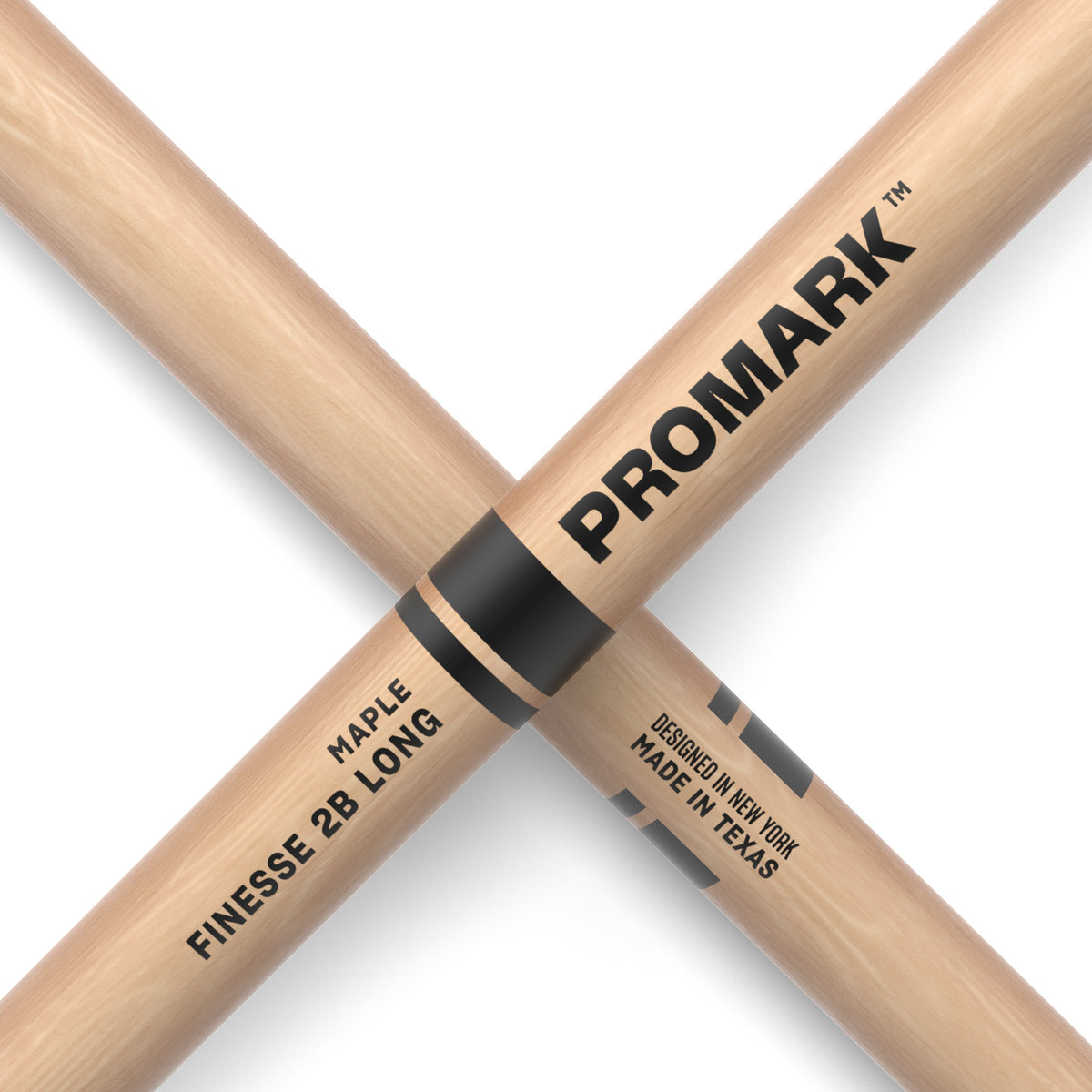 Promark Finesse 2B Long Maple Drumsticks - Image 5