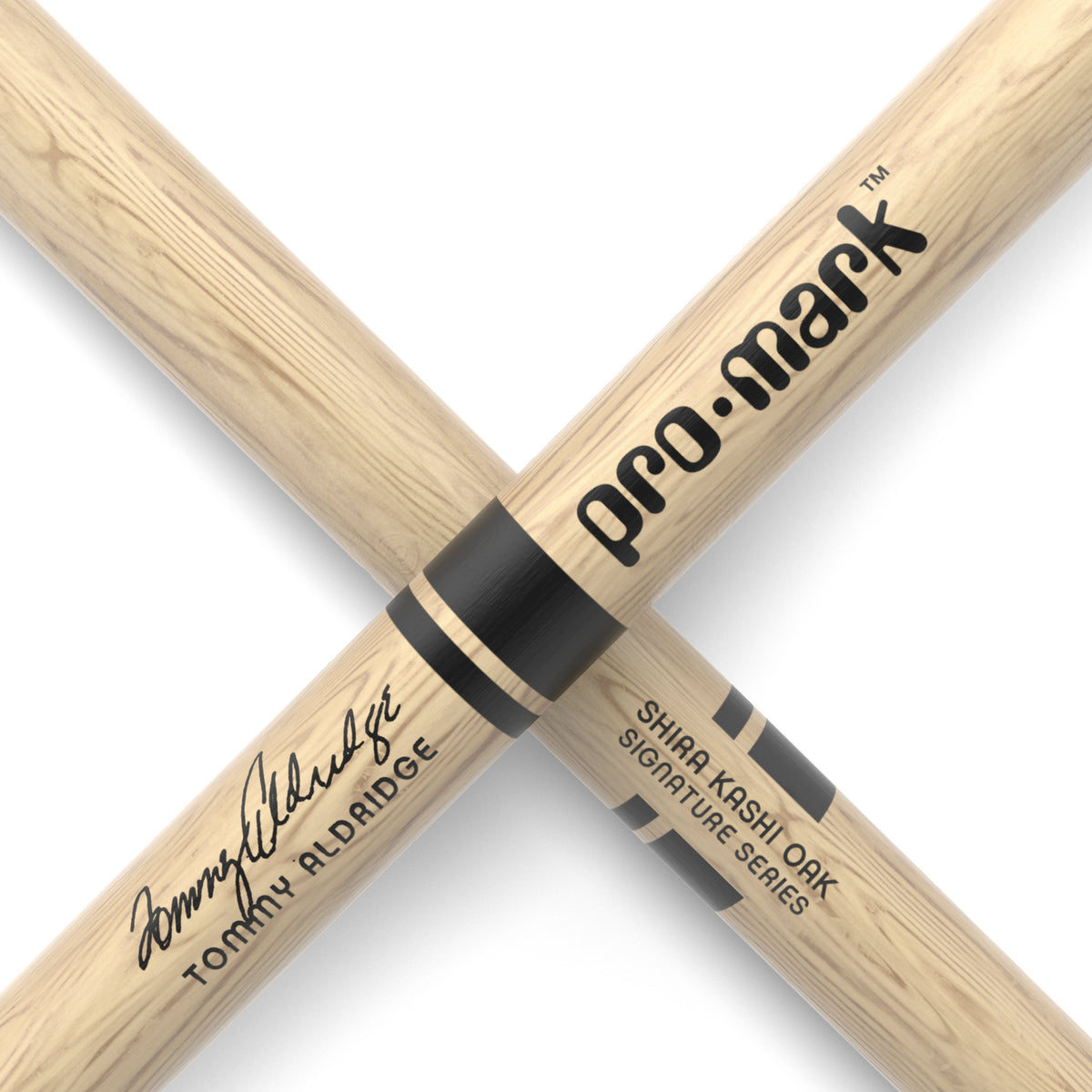 Promark PW2SW Japanese Oak Tommy Aldridge 2S Wood Tip Drumsticks - Image 5
