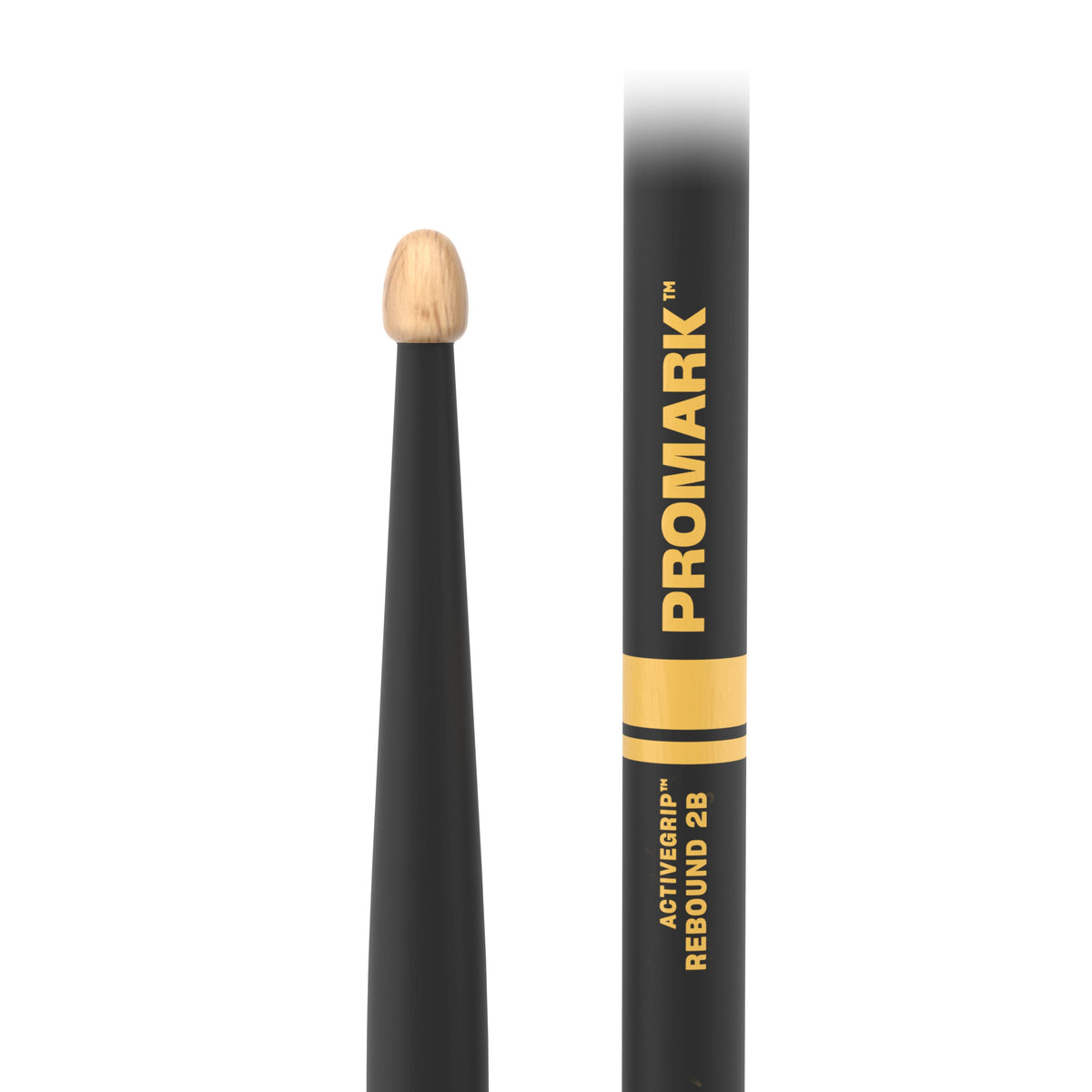 Promark Rebound 2B ActiveGrip Acorn Wood Tip Drumsticks - Image 2