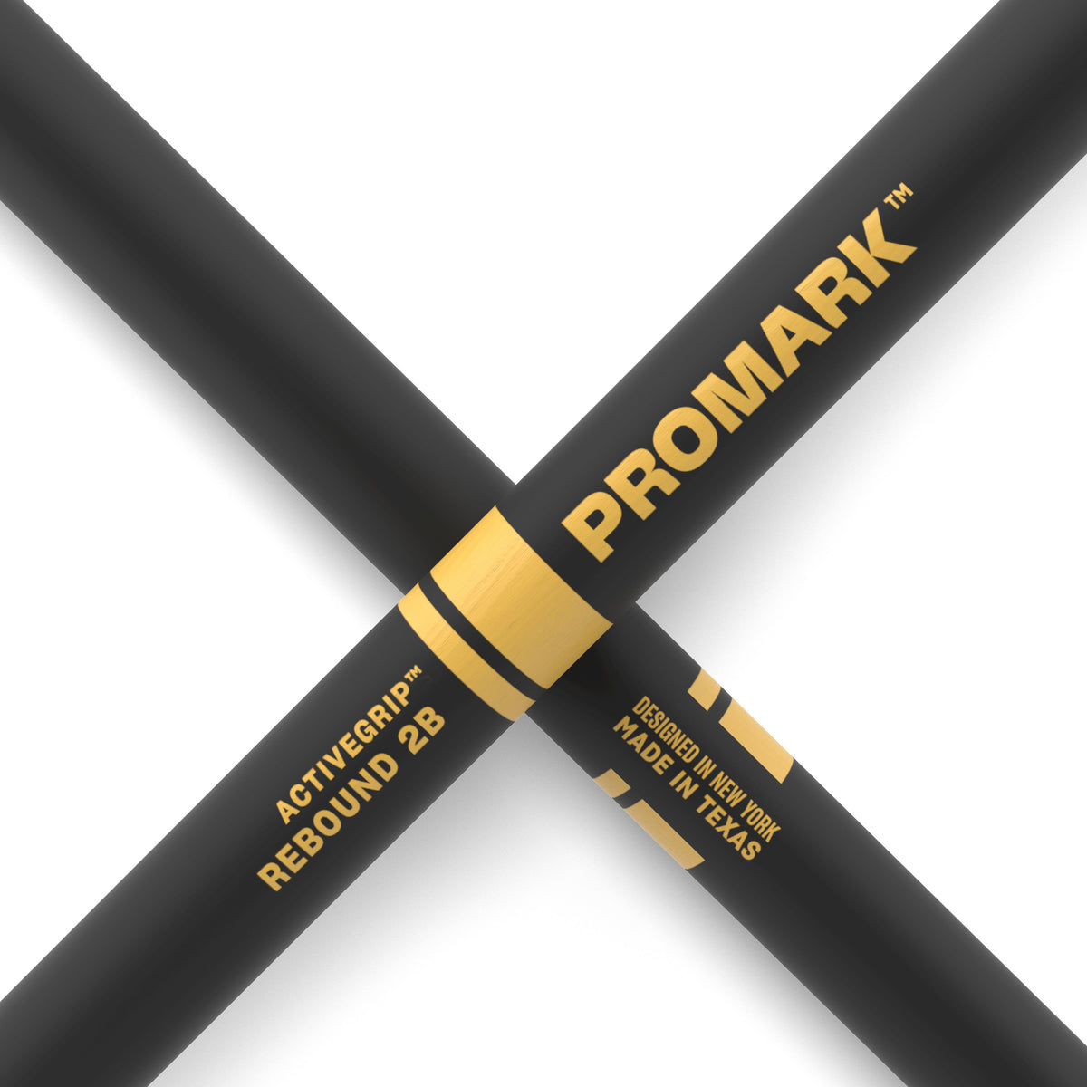 Promark Rebound 2B ActiveGrip Acorn Wood Tip Drumsticks - Image 5