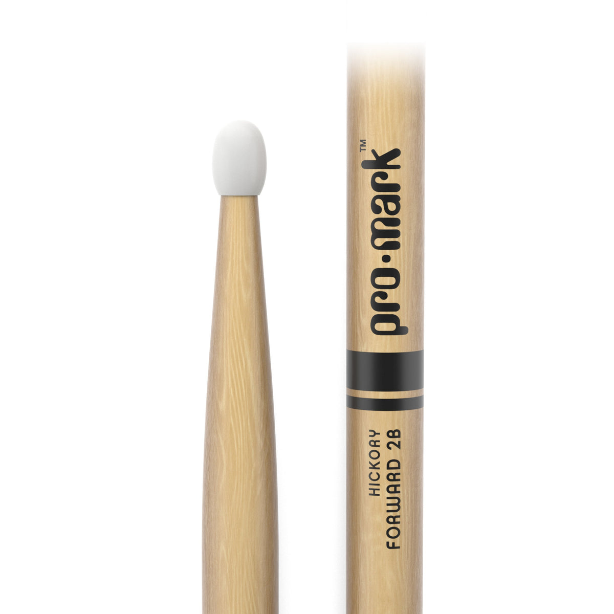 Promark TX2BN Classic Forward 2B Nylon Tip Drumsticks - Image 2