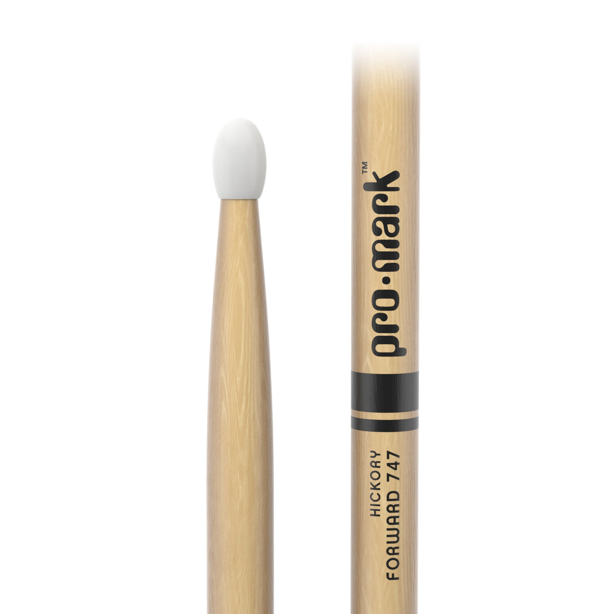 Promark TX747N Classic Forward 747 Nylon Tip Drumsticks - Image 2