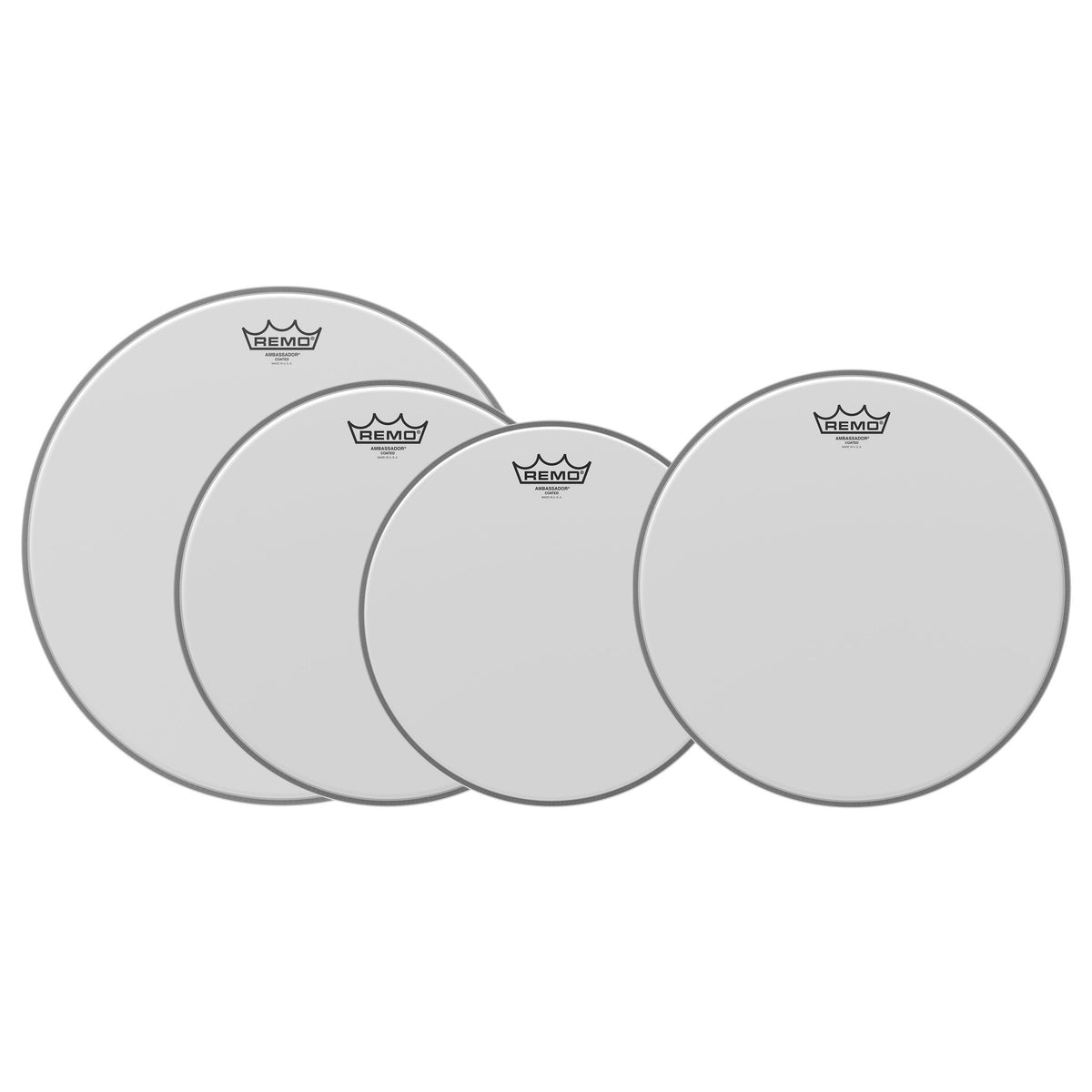 Remo Coated Ambassador Tom Pack (12/13/16/Free 14)