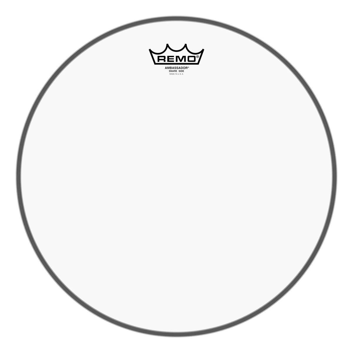 Remo Ambassador Clear Mylar Snare Side Marching Drumhead - 14"