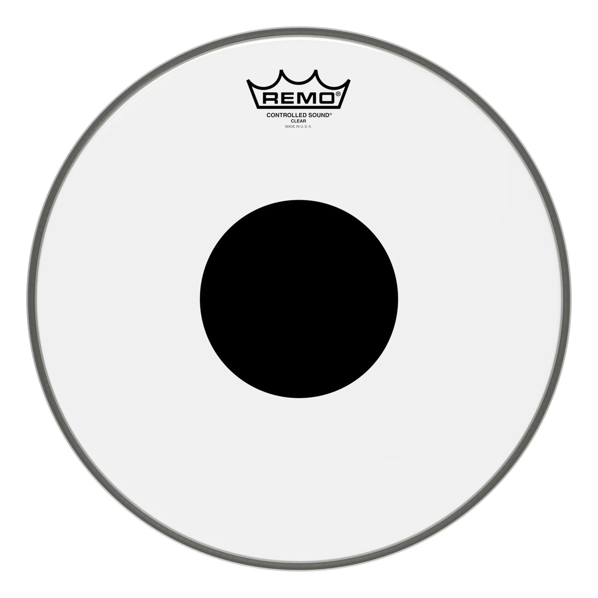 Remo Controlled Sound Clear Drumhead - Top Black Dot - 13"