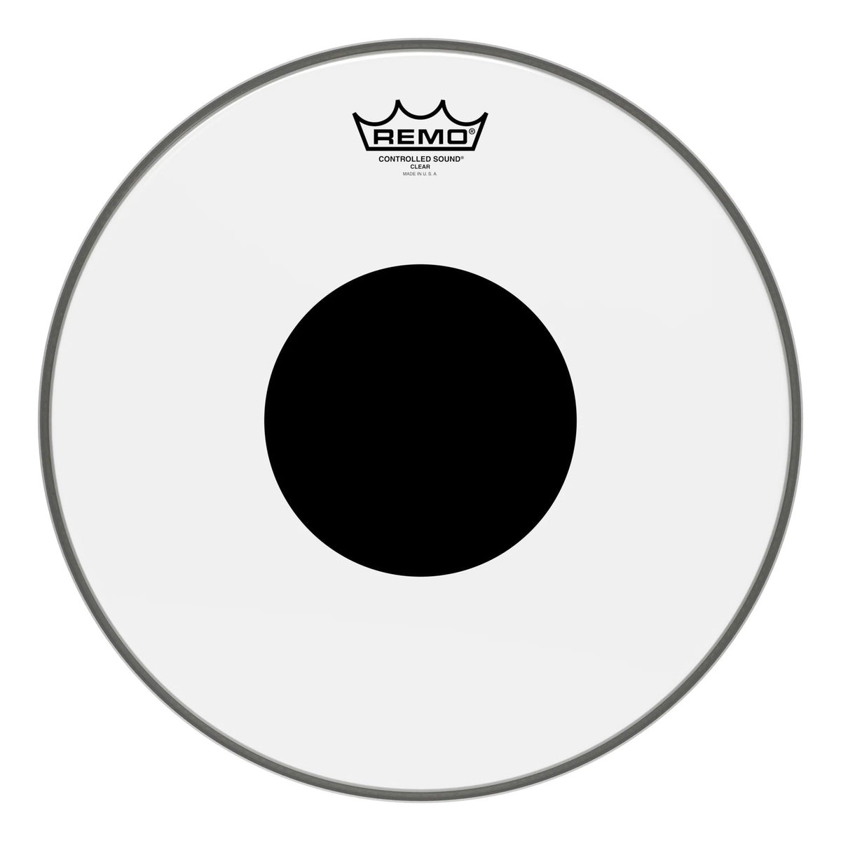 Remo Controlled Sound Clear Drumhead - Top Black Dot - 14"