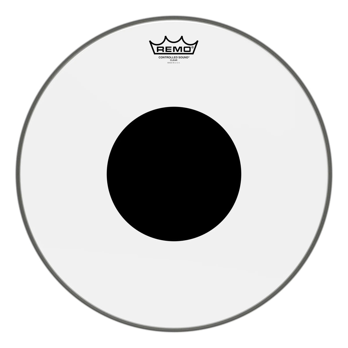 Remo Controlled Sound Clear Drumhead - Top Black Dot - 16"