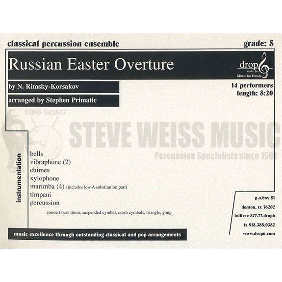 Rimsky-Korsakov-Russian Easter Overture arr. Primatic (SP)-B/2V/C/X/4M/4T/P