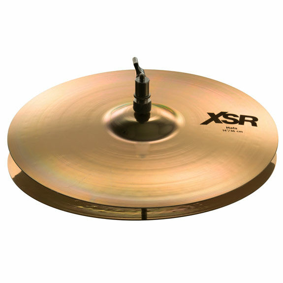 Sabian 14" XSR Hi-Hat Cymbals Brilliant Finish