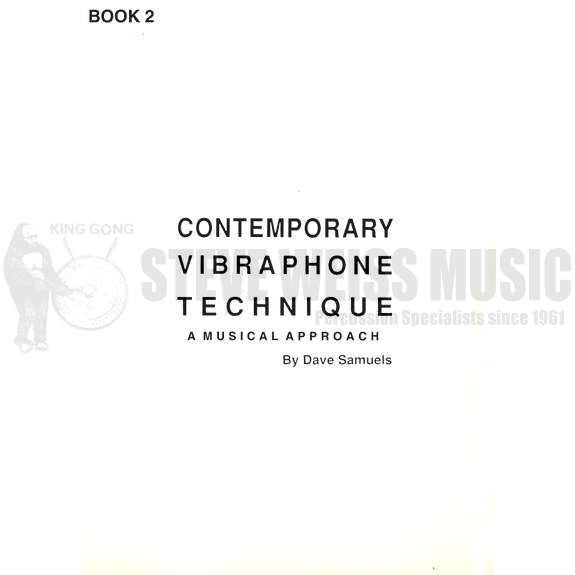 Samuels-Contemporary Vibraphone Technique Book 2 (w/CD)