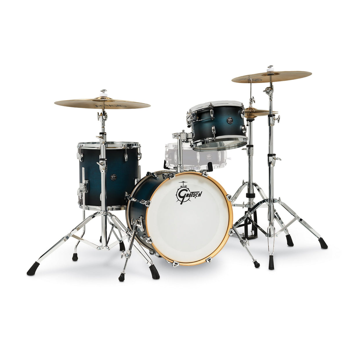 Satin Antique Blue Burst - Gretsch Renown Maple 3 Piece Shell Pack rn2-j483-sabb