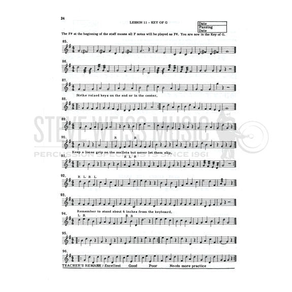 Schaefer-Xylophone and Marimba Method (Vol 1)