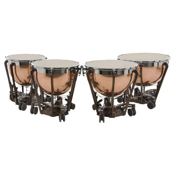 Set of 4 Adams Professional Gen II Smooth Copper Series Timpani (23/26/29/32)
