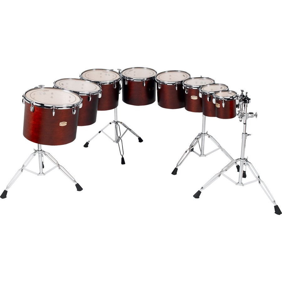 Set of 4 Yamaha CT-8000 Series Single-headed Concert Toms with WS865A Stands - 10"/12"/13"/14" - Image 1