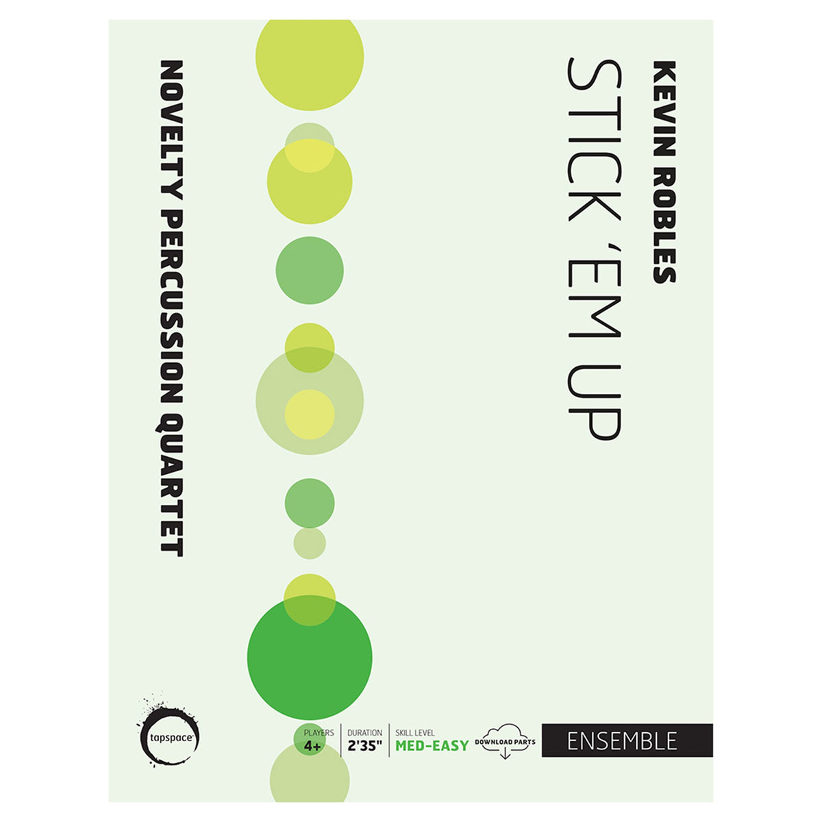 Stick ’Em Up by Kevin Robles Percussion quartet Cover Image