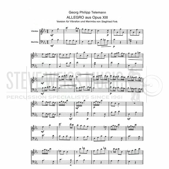 Telemann-Allegro aus opus XIII arr. Fink-M/V