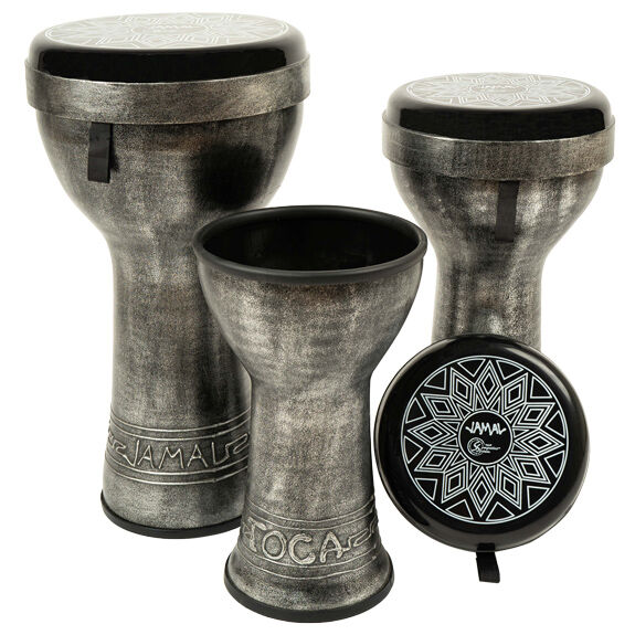 11.25" Large - Toca Jamal Series Sympatico Series Tunable Doumbek with Black Fiber Head
