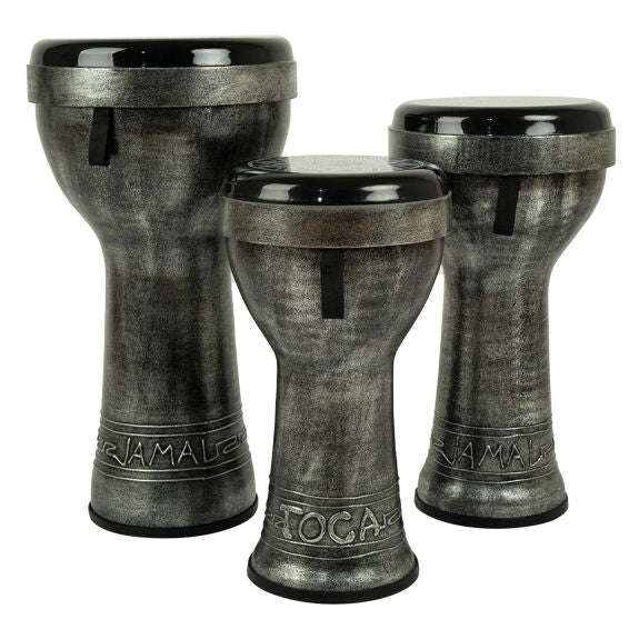 11.25" Large - Toca Jamal Series Sympatico Series Tunable Doumbek with Black Fiber Head