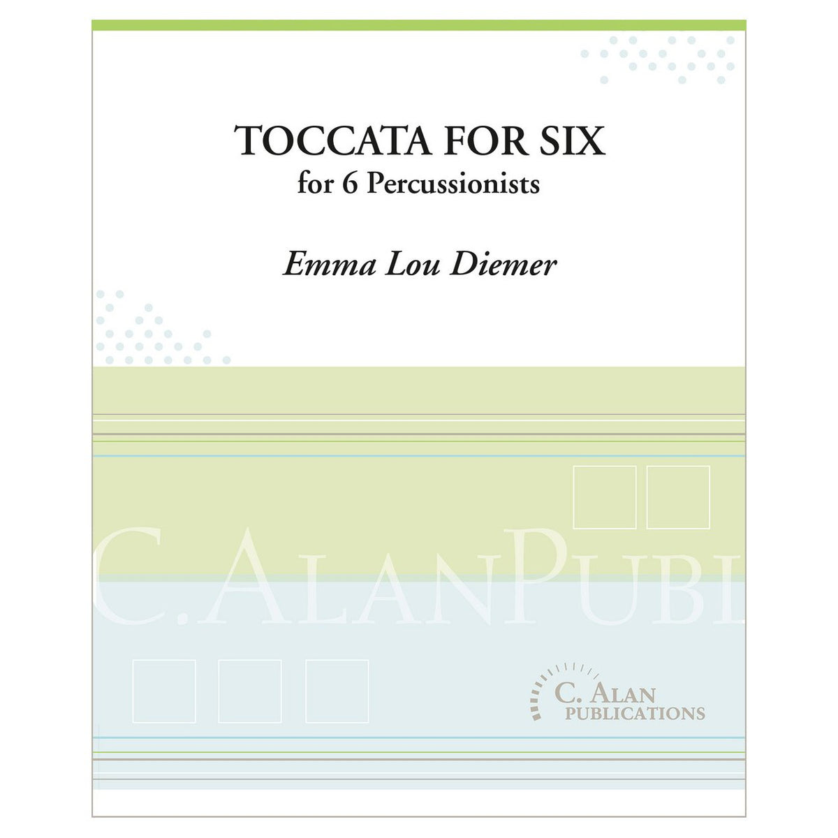 Toccata for Six Percussionists Emma Lou Diemer cover