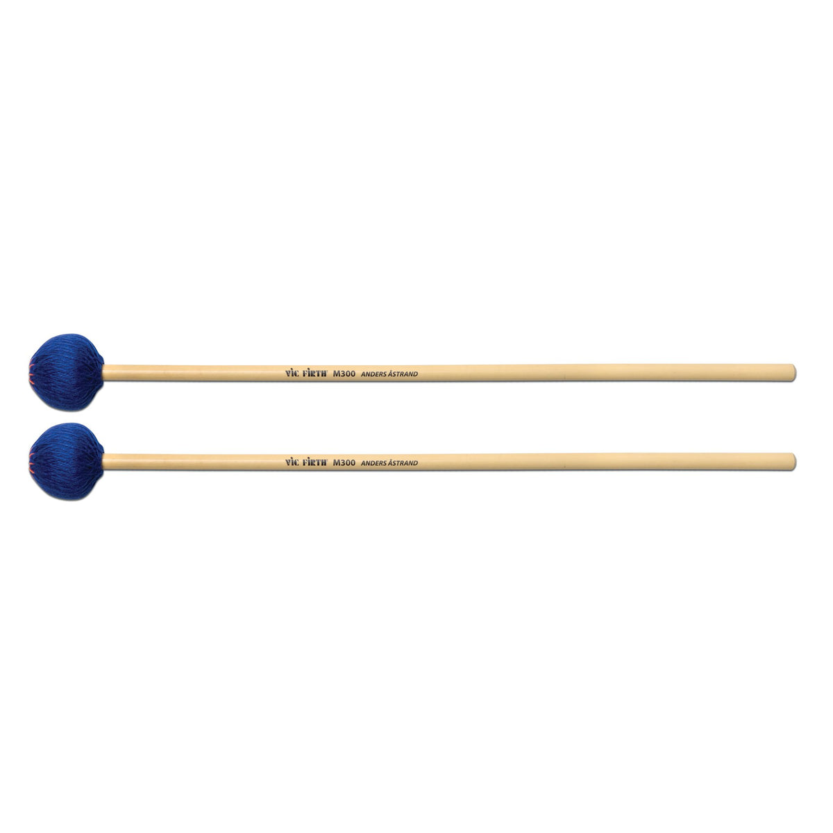 Vic Firth Anders Astrand Blue Series M300 Soft Keyboard Mallets - Image 1