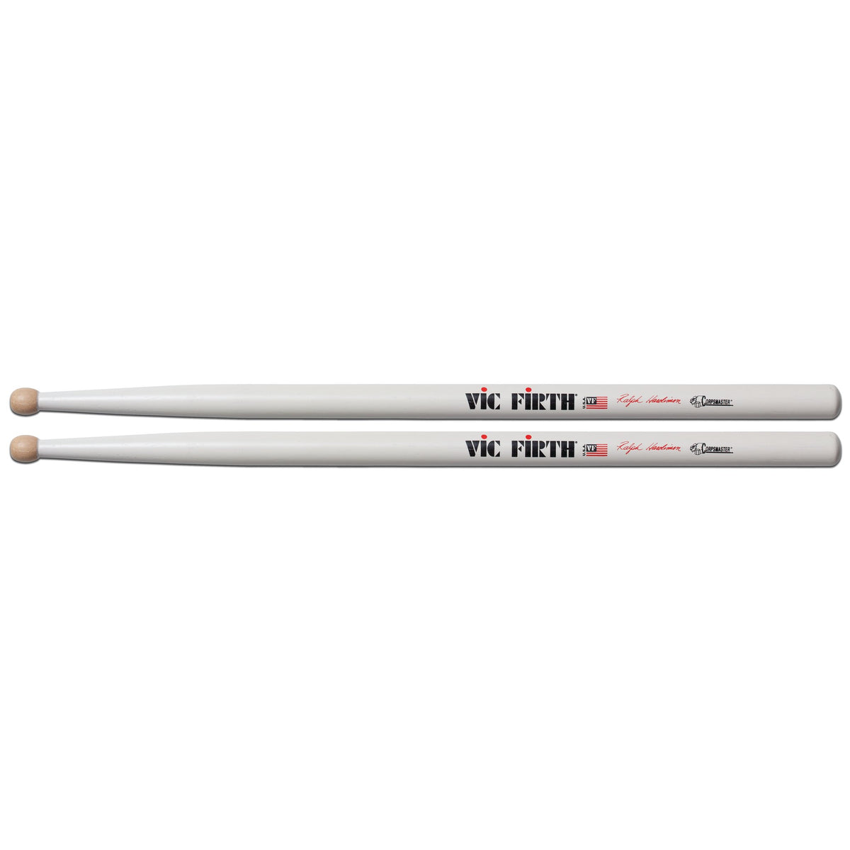Vic Firth Corpsmaster Signature Snare Drumsticks - Ralph Hardimon - Image 1