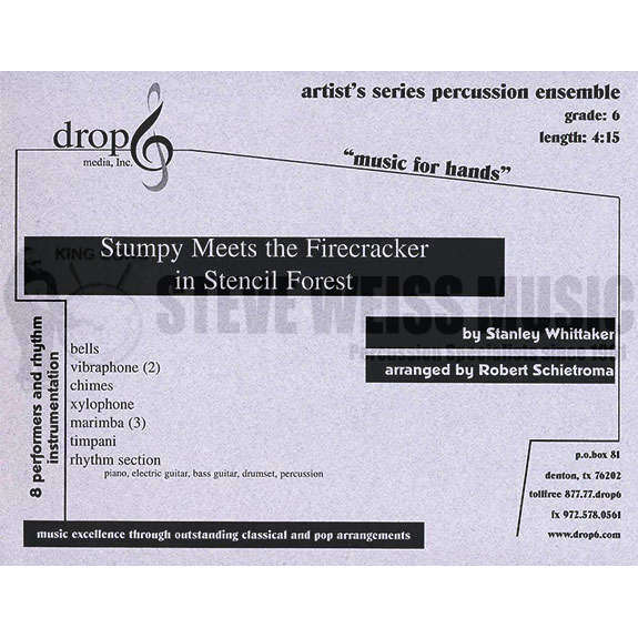 Whittaker-Stumpy Meets the Firecracker in Stencil Forest arr. Schietroma (SP)-B2