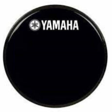 20" Yamaha Logo Ebony Marching Bass Drum Head