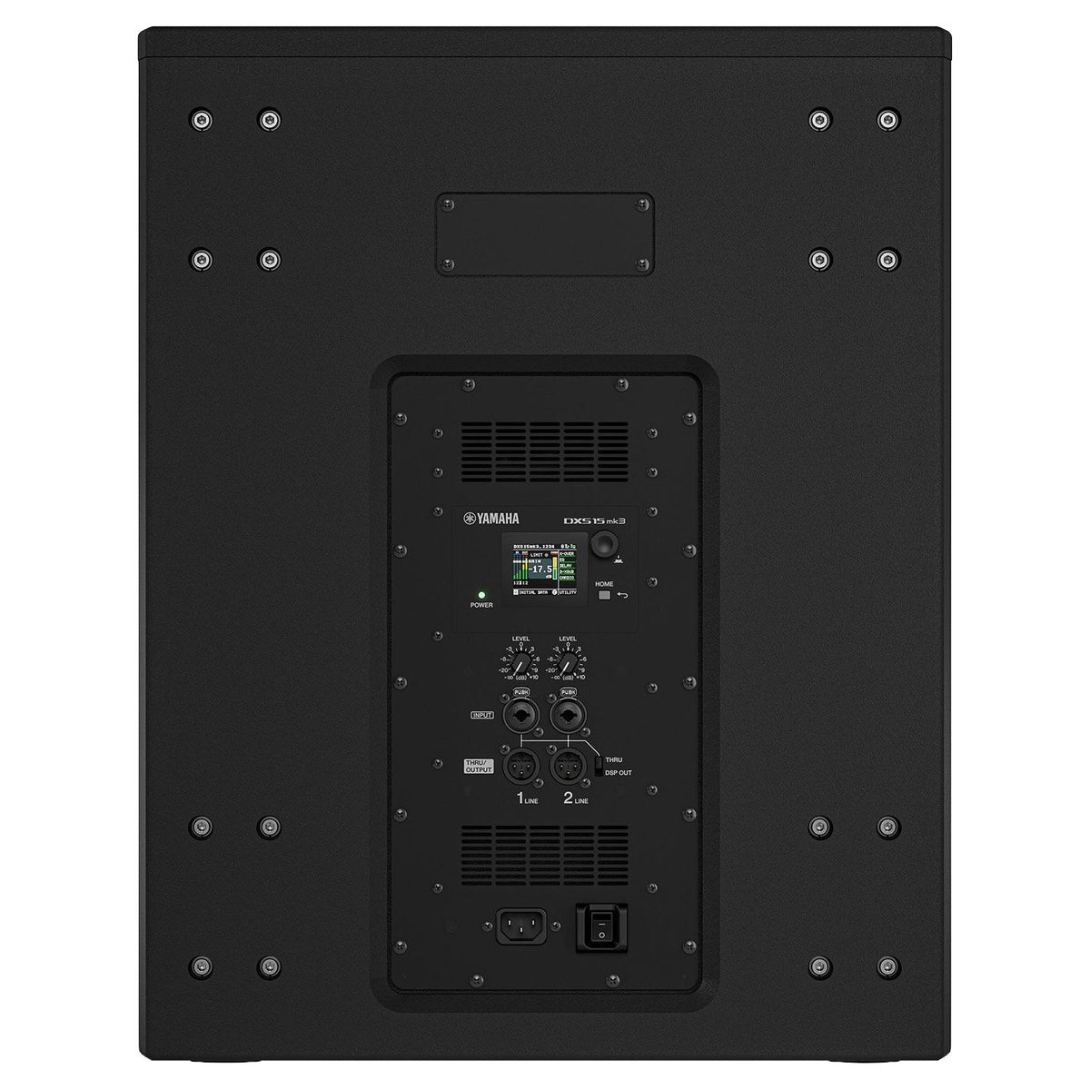 Yamaha DXS15 MK3 Powered Subwoofer Rear
